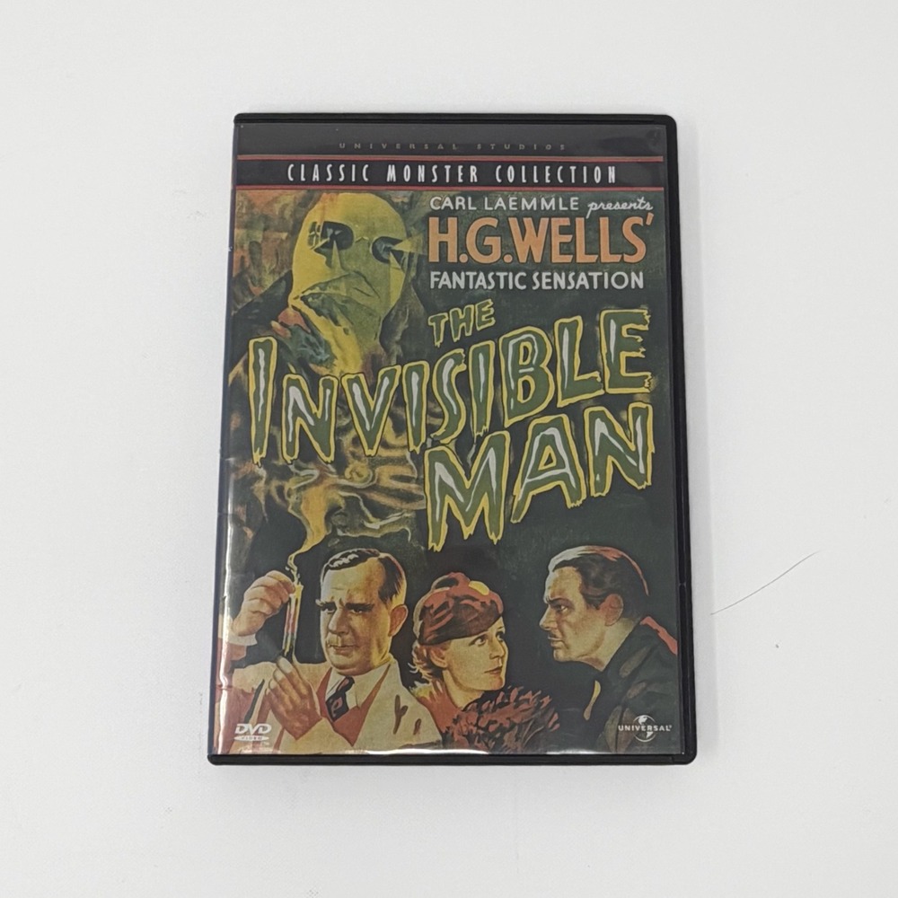 The Invisible Man DVD Universal Studios Classic Monster Collection H.G. Wells